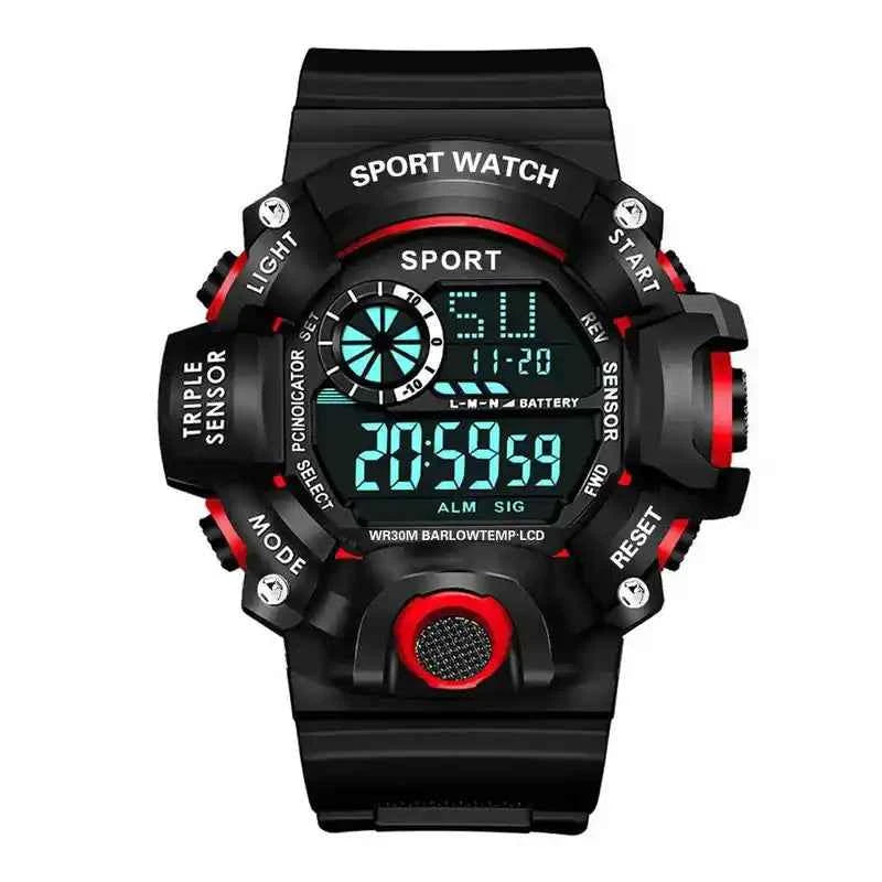 Men’s Military Digital Watch – Sports Multifunction Design - Lifestyle Travel Trading