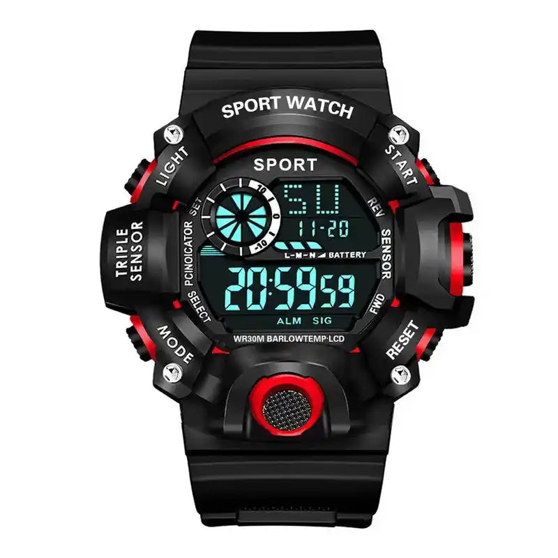 Men's Military Watch | Digital Sports Waterproof Multifunctional Timepiece Dropified