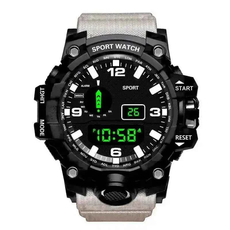 Men’s Military Digital Watch – Sports Multifunction Design - Lifestyle Travel Trading