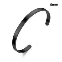 Custom Bracelets | Personalised Stainless Steel Cuff