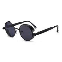 Retro Round Metal Sunglasses – Steampunk‑Style Shades - Lifestyle Travel Trading