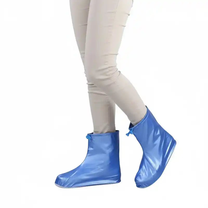 Silicone Waterproof Shoe Cover Unisex Shoes Protectors Rain Boots for Indoor Outdoor Rainy Reusable Quality non-slip shoe Cover Lifestyle Travel Trading