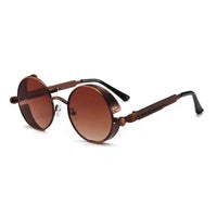 Retro Round Metal Sunglasses – Steampunk‑Style Shades - Lifestyle Travel Trading