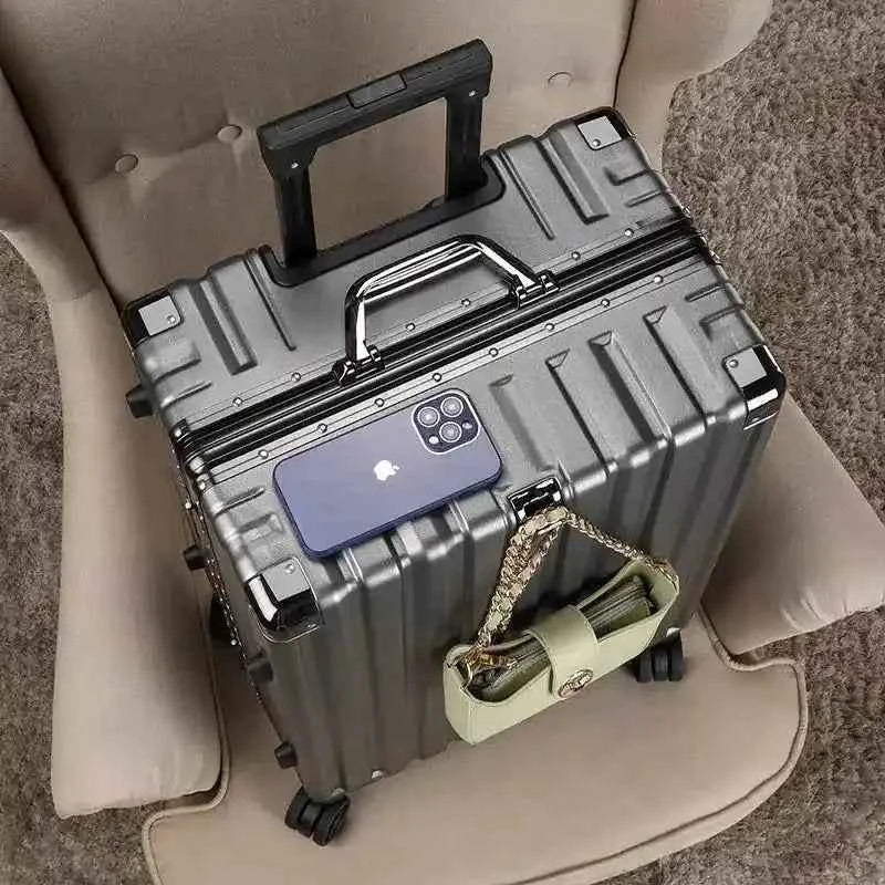 Aluminium Frame Suitcase – Hard‑Shell Luggage with Secure Lock - Lifestyle Travel Trading