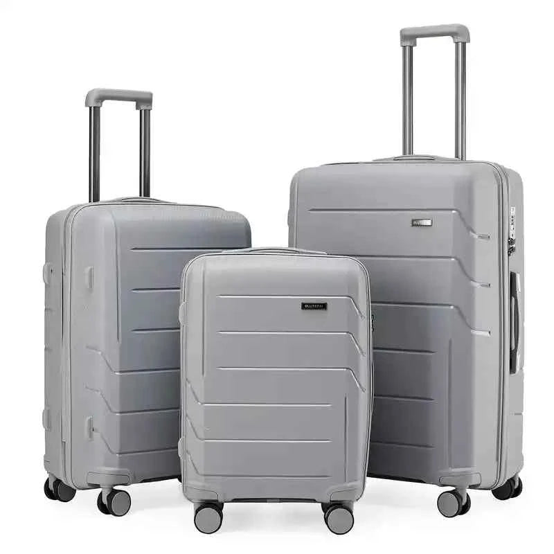 3‑Piece Luggage Set – Trolley Suitcases with TSA Lock & Swivel Wheels - Lifestyle Travel Trading