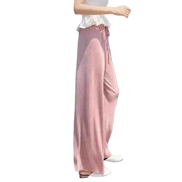 Women's Wide Leg Pants | Ice Silk Summer Trousers