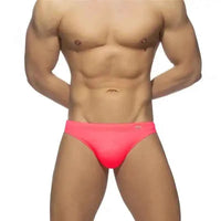 Men's Neon Swim Briefs | Push‑Up Solid Colour Sunga Swimwear