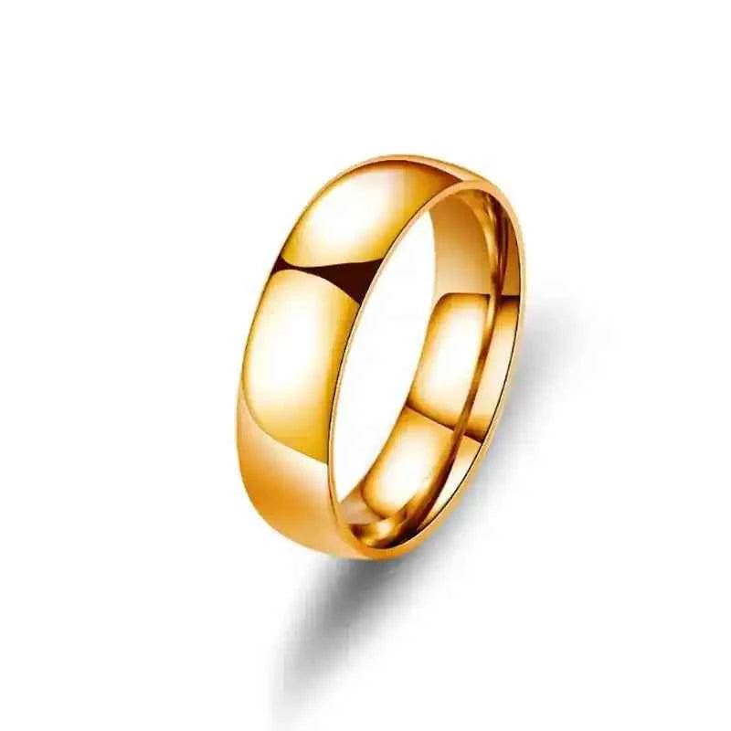Titanium Ring – 6 mm Hypoallergenic Wedding Band - Lifestyle Travel Trading