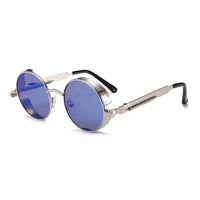 Retro Round Metal Sunglasses – Steampunk‑Style Shades - Lifestyle Travel Trading