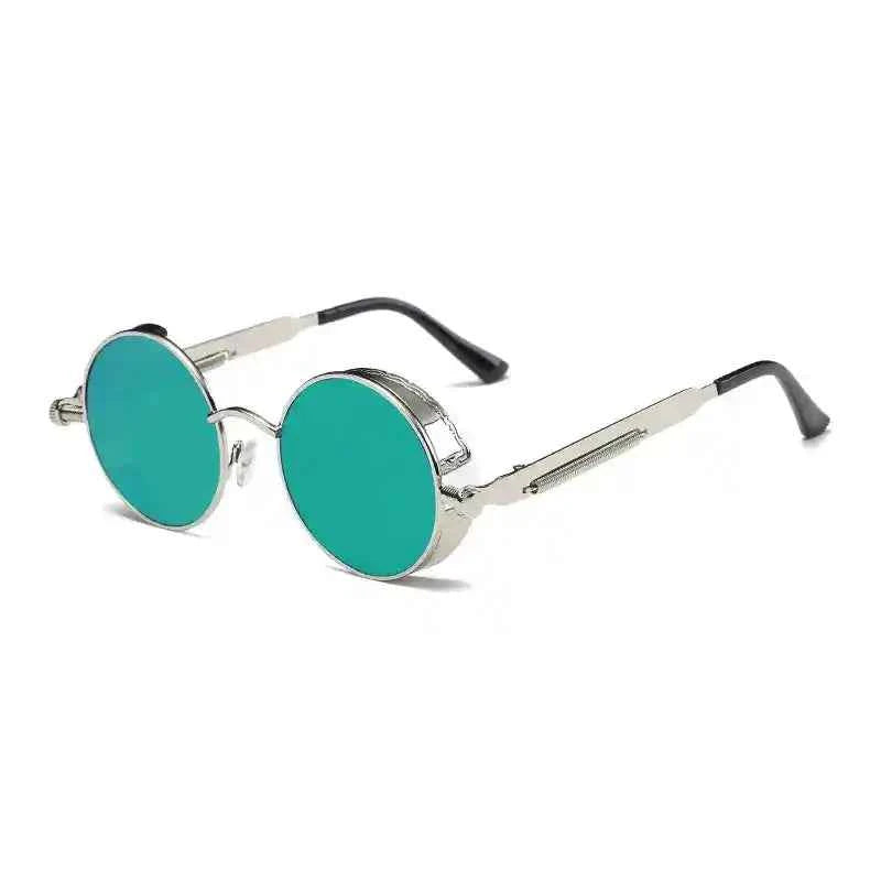 Retro Round Metal Sunglasses – Steampunk‑Style Shades - Lifestyle Travel Trading