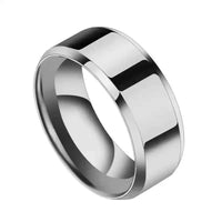 Personalized Stainless Steel Engrave Titanium Ring Customized Name Date Texts Signature Handwriting Men Women Unisex Ring Gift - Lifestyle Travel Trading