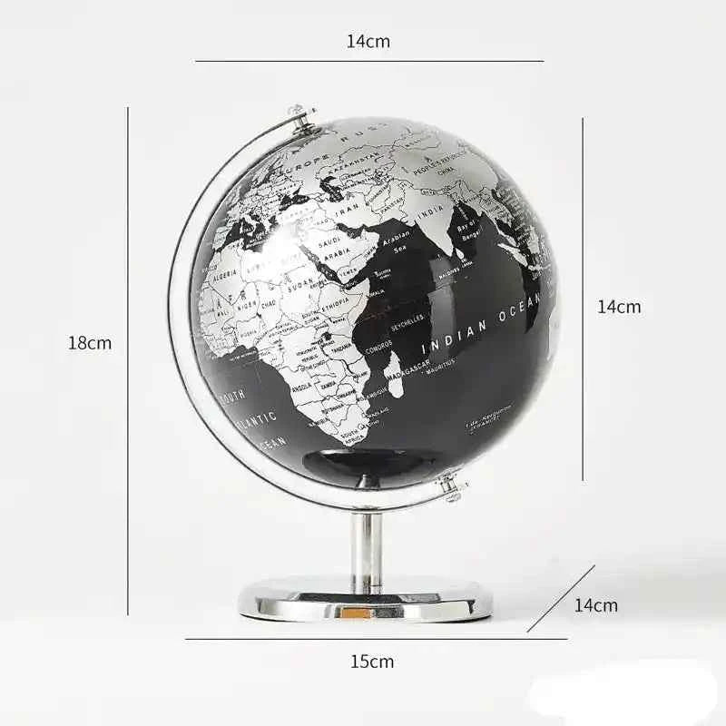 World Globes | Retro Modern Desk Globe for Ultimate Décor
