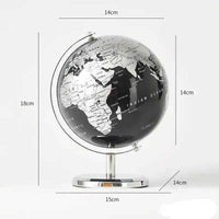 World Globes | Retro Modern Desk Globe for Ultimate Décor