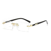 Rimless Square Sunglasses – Minimalist Fashion Shades - Lifestyle Travel Trading