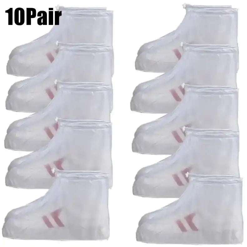 Silicone Waterproof Shoe Cover Unisex Shoes Protectors Rain Boots for Indoor Outdoor Rainy Reusable Quality non-slip shoe Cover Lifestyle Travel Trading