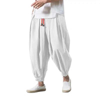 Men Loose Harem Pants | Chinese Linen Casual Trousers