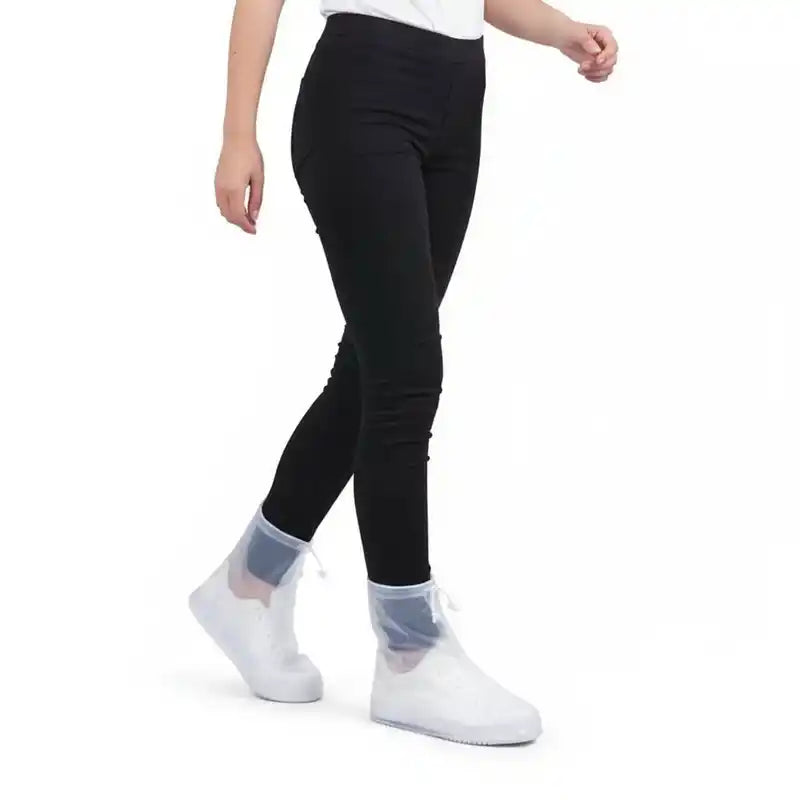 Silicone Waterproof Shoe Cover Unisex Shoes Protectors Rain Boots for Indoor Outdoor Rainy Reusable Quality non-slip shoe Cover Lifestyle Travel Trading