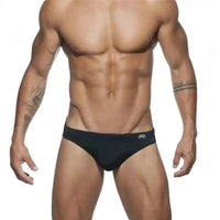Men's Neon Swim Briefs | Push‑Up Solid Colour Sunga Swimwear