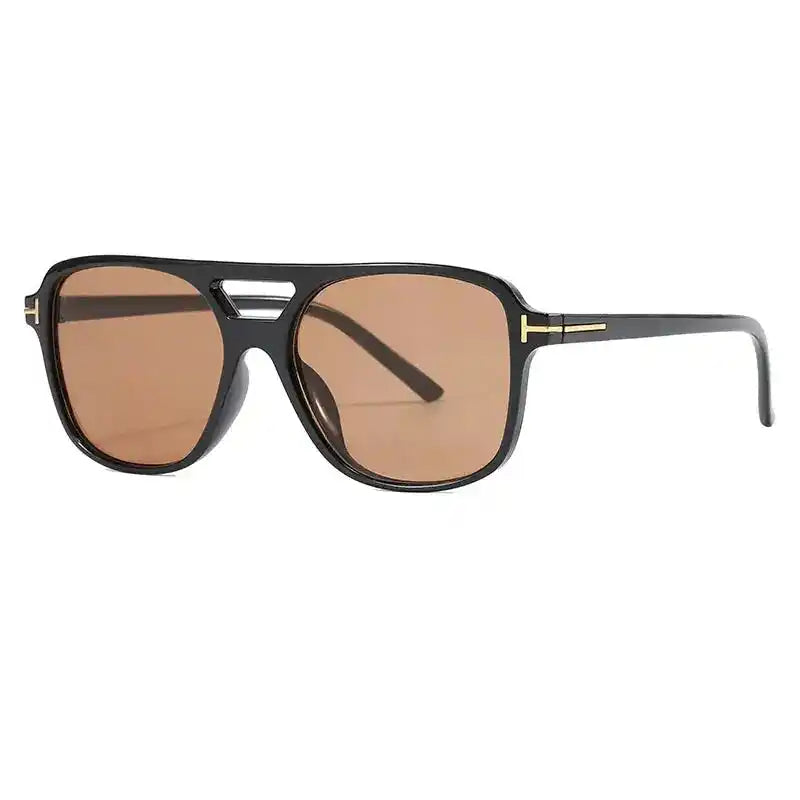 Oversized Sunglasses | Women's Pilot Double Bridge UV400 Sun Glasses Dropified