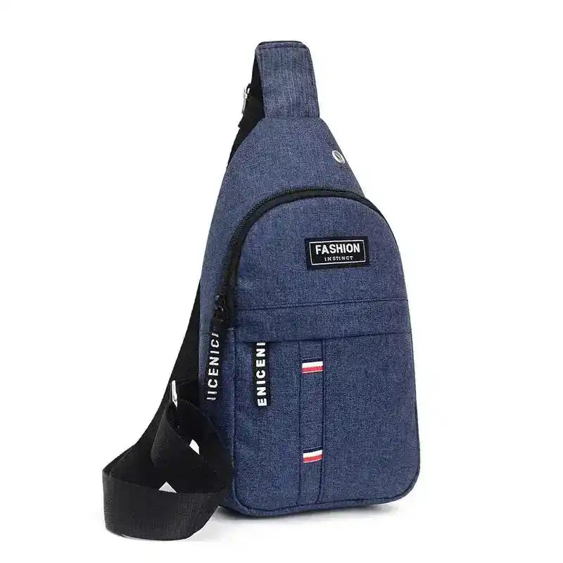 Cross Body Bag | Men's Waterproof Nylon Canvas Shoulder Fanny Pack Dropified