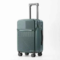 Suitcase with Cup Holder and USB | Lightweight PC Business - Lifestyle Travel Trading