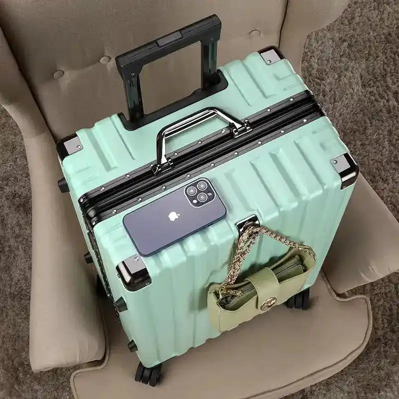 Aluminium Frame Suitcase | Hard Shell Trolley Case with Password Lock Dropified