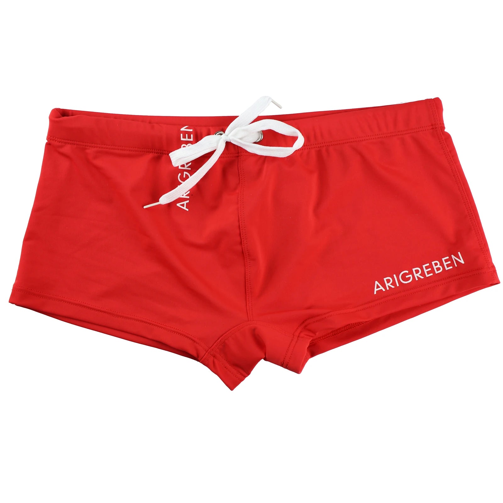 Men's Solid Colour Boxer Swimwear | Drawstring Beach Shorts
