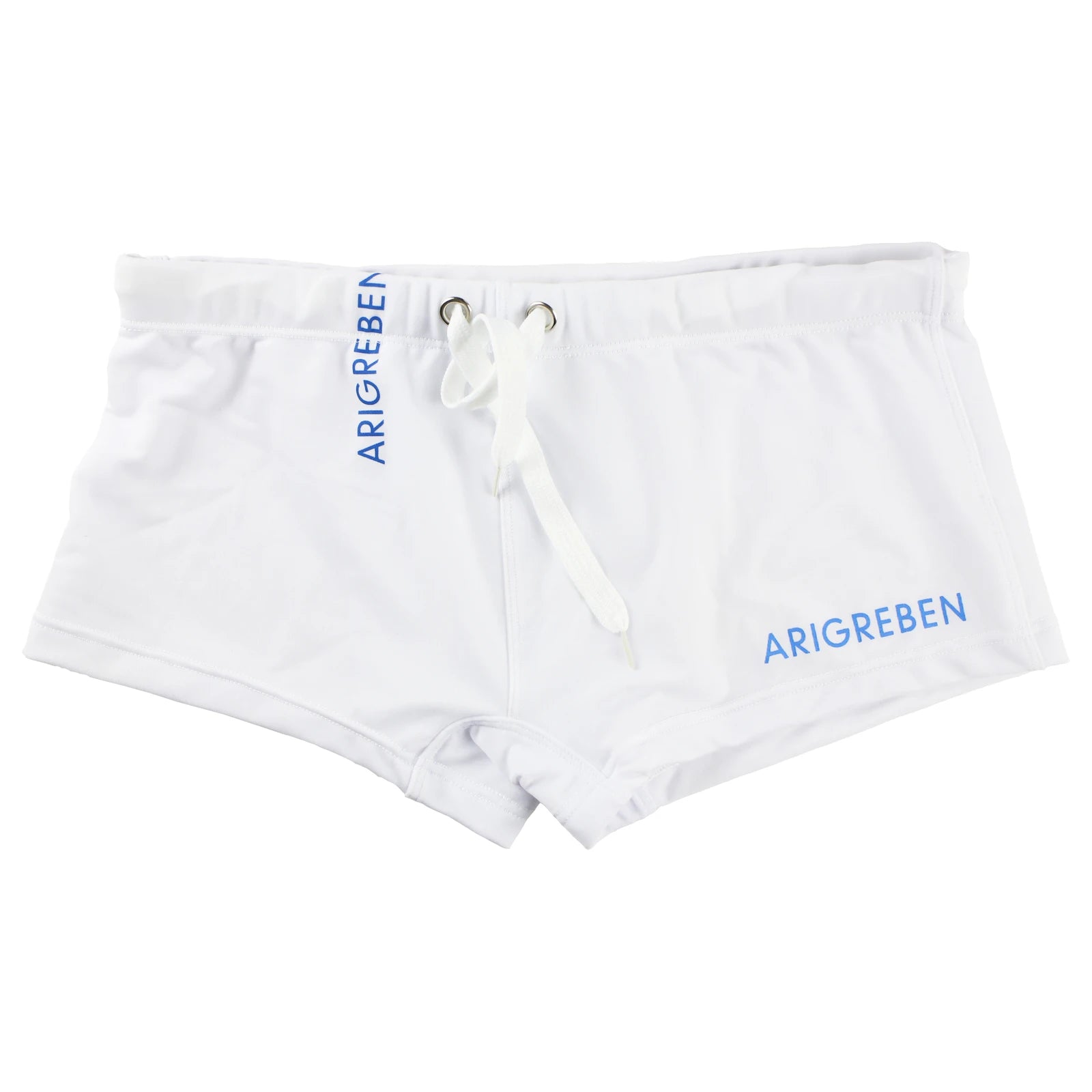 Men's Solid Colour Boxer Swimwear | Drawstring Beach Shorts