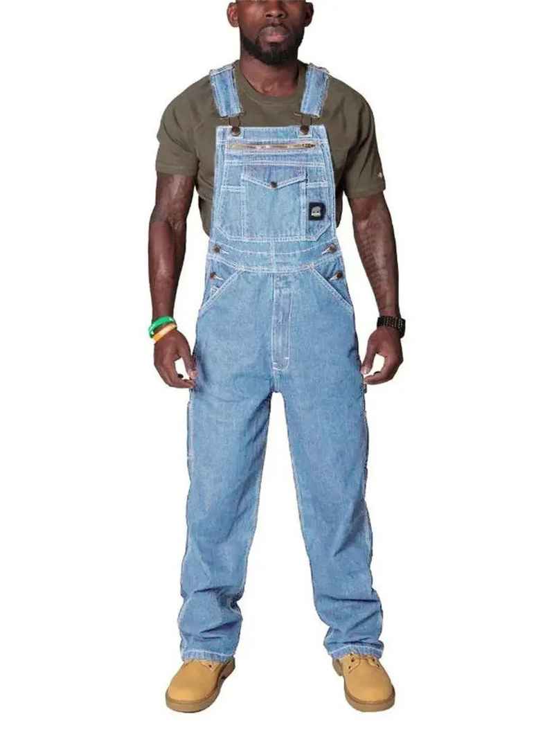 Lifestyle Dungaree | Men’s Ankle-Length Straight Jeans - Lifestyle Travel Trading