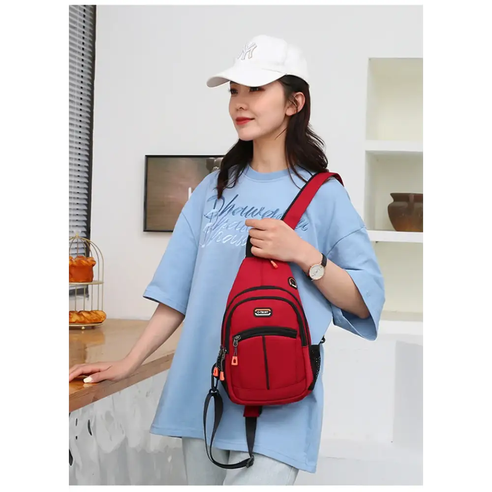 Women’s Mini Backpack - Waterproof Oxford Cloth Crossbody Bag | Stylish Messenger Travel Bag for Sports and Everyday