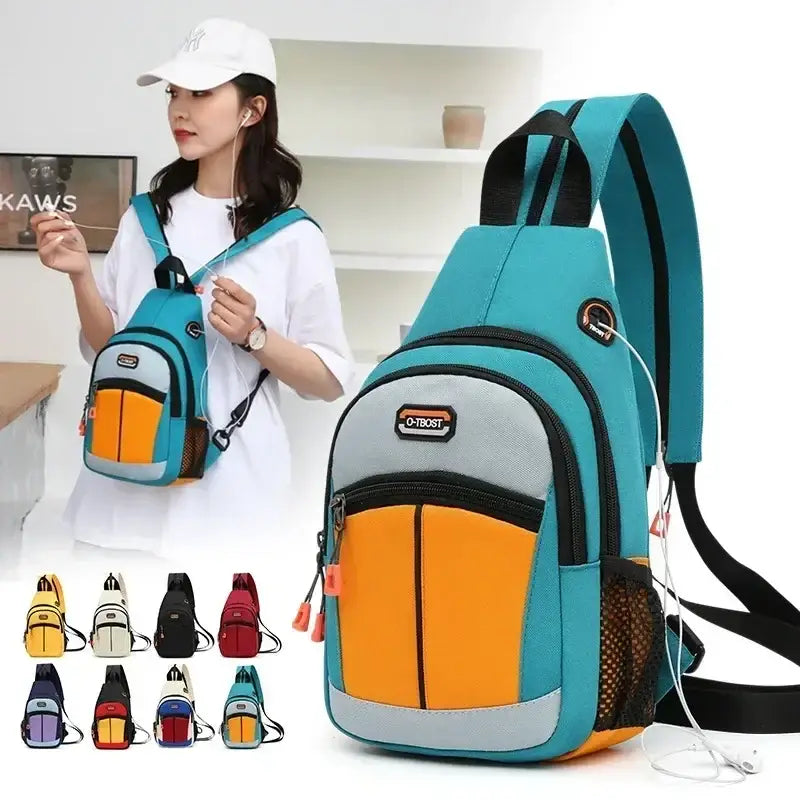 Women’s Mini Backpack - Waterproof Oxford Cloth Crossbody Bag | Stylish Messenger Travel Bag for Sports and Everyday