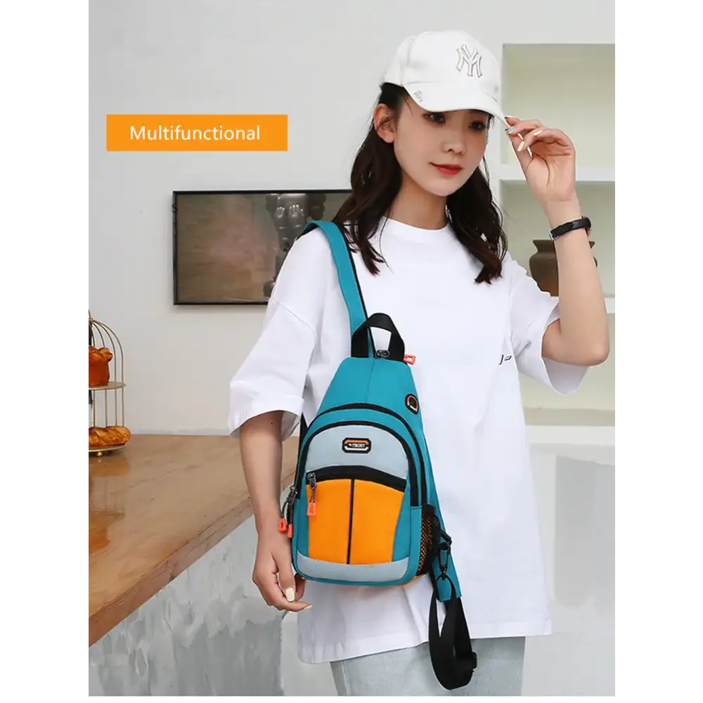 Women’s Mini Backpack - Waterproof Oxford Cloth Crossbody Bag | Stylish Messenger Travel Bag for Sports and Everyday