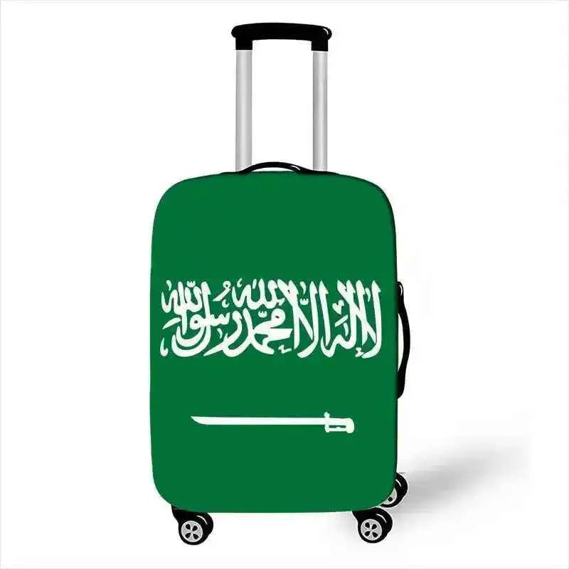 Flag Design Suitcase Cover – Stretch Travel Luggage Protector - Lifestyle Travel Trading