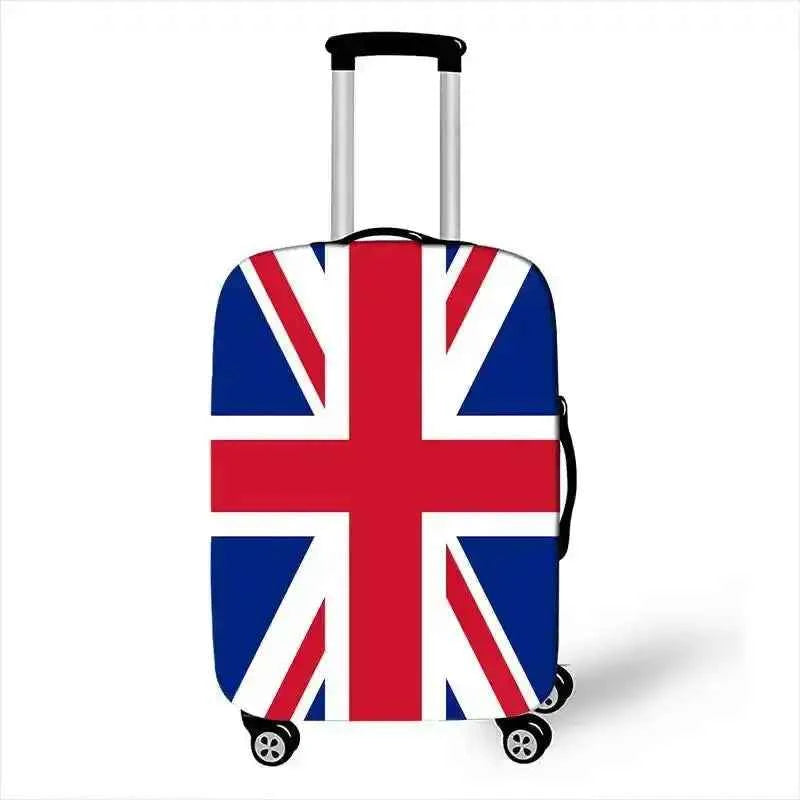 Flag Design Suitcase Cover – Stretch Travel Luggage Protector - Lifestyle Travel Trading