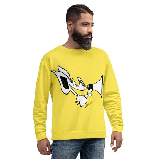 "i hear you" Manuka Yellow Unisex Sweatshirt